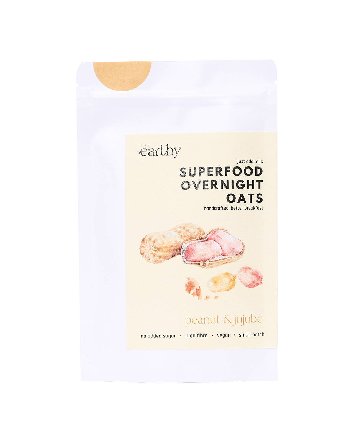 Peanut & Jujube Overnight Oats