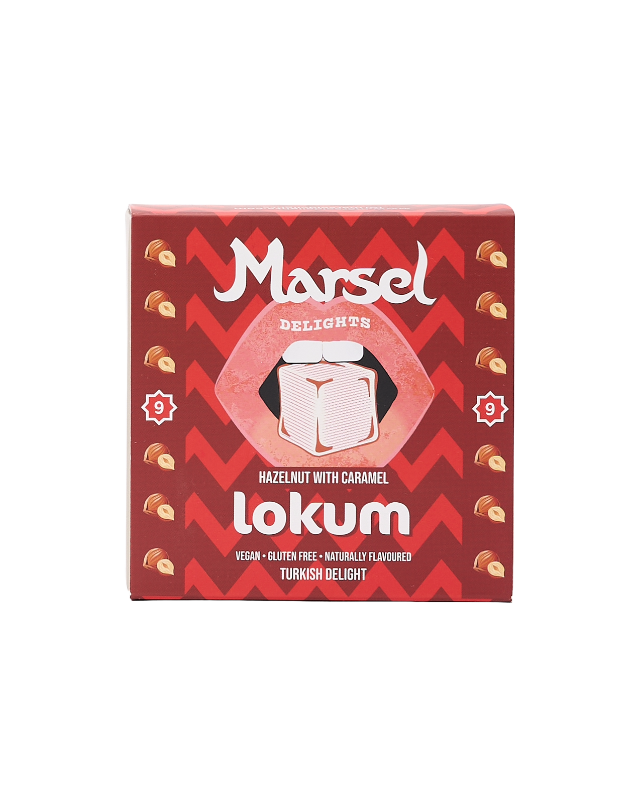 Hazelnut & Caramel Lokum Turkish Delights