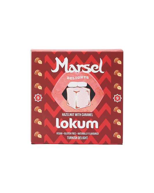 Hazelnut & Caramel Lokum Turkish Delights