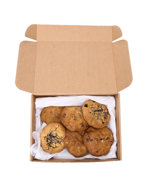 Seasonal Cookie Box: Carrot Cake, Choc-Chip, Blueberry