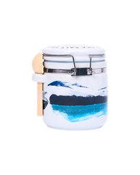 Watercolour Ceramic Jar with Pure Sea Salt