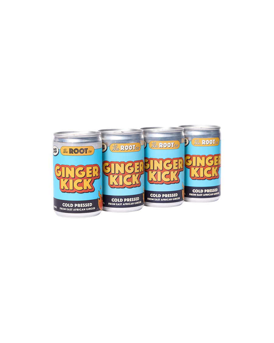 Extra Spicy Ginger Kick Soda (4x cans)