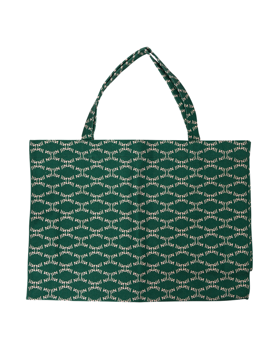 GREEN JIN JIN Heavy Duty Tote Bag