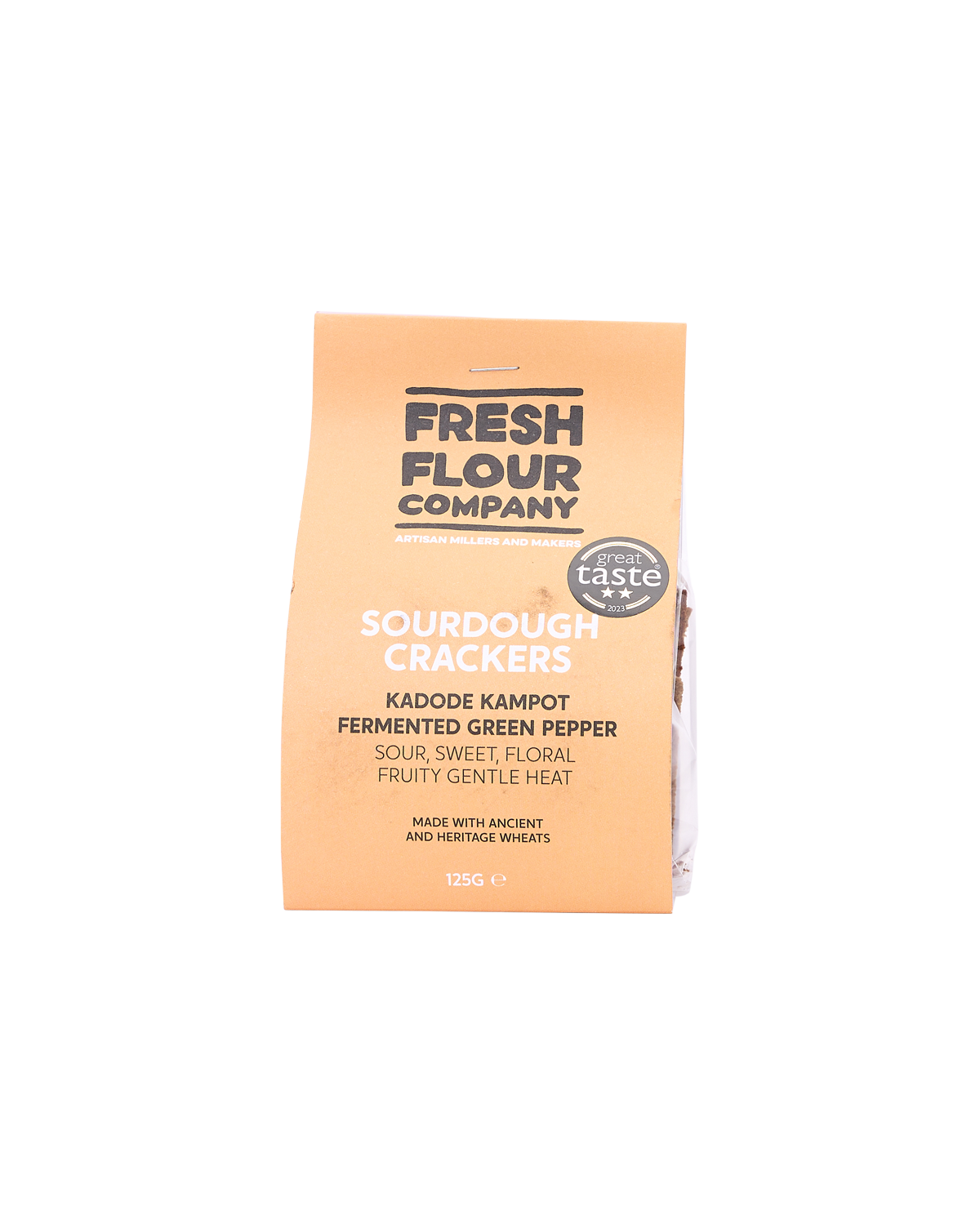 Sourdough Crackers - Fermented Green Pepper