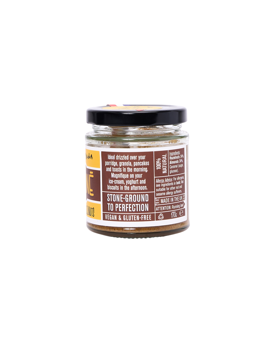 Classic Praliné Spread: Hazelnut + Almond (67% nuts)