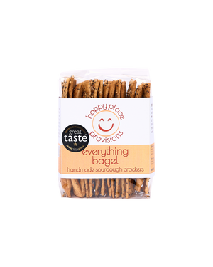 Everything Bagel Handmade Sourdough Crackers Sharing Pack