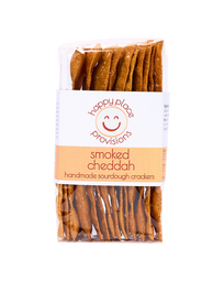 Smoked Cheddah Handmade Sourdough Crackers-Sharing Pack