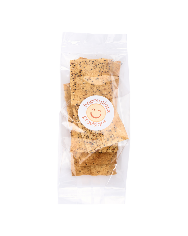 Everything Bagel Handmade Sourdough Crackers-Snacking Pack