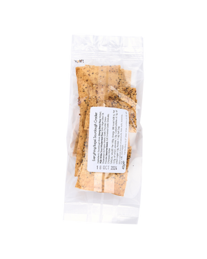 Everything Bagel Handmade Sourdough Crackers-Snacking Pack