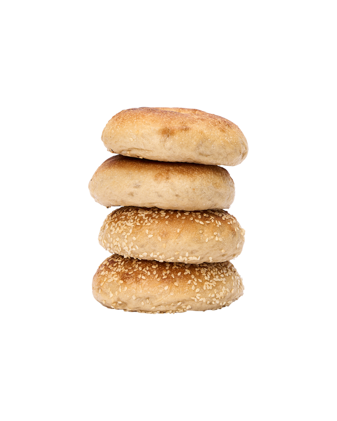 Organic Sourdough Bagels (Plain/Sesame)