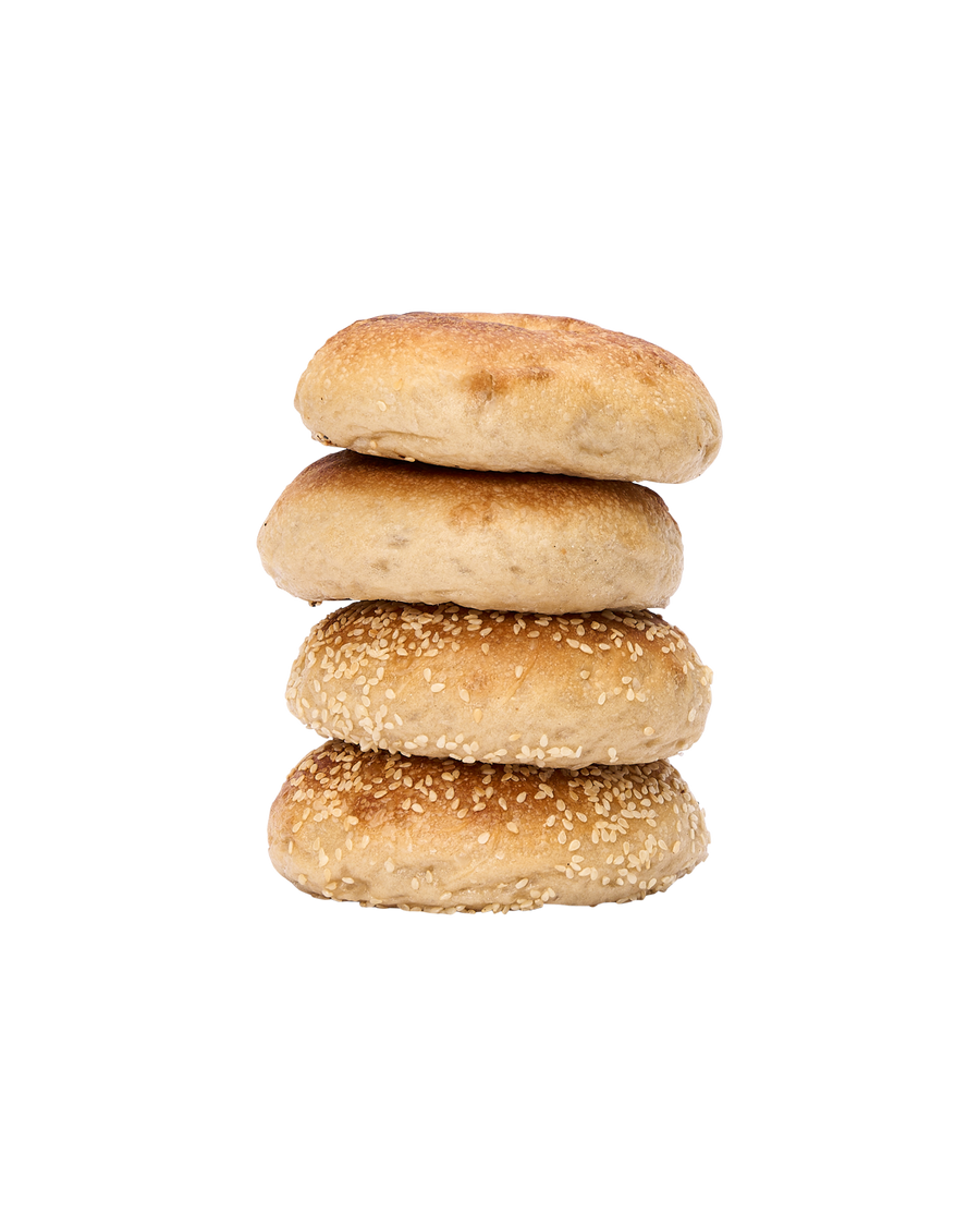 Organic Sourdough Bagels (Plain/Sesame)