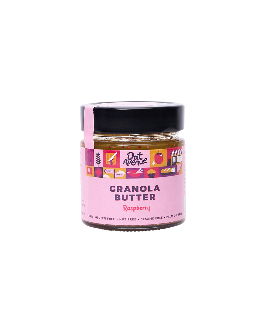 Raspberry Granola butter