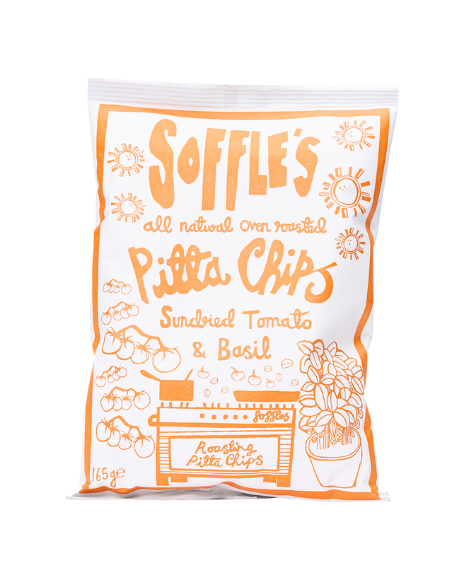 Sundried Tomato and Basil Pitta Chips - 165g