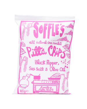 Black Pepper and Sea Salt Pitta Chips - 165g