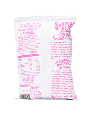 Black Pepper and Sea Salt Pitta Chips - 165g