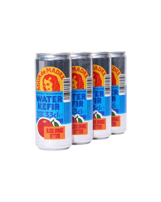 Blood Orange Bitters Water Kefir (4x cans)