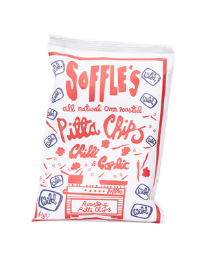 Chilli and Garlic WILD Pitta Chips - 60g