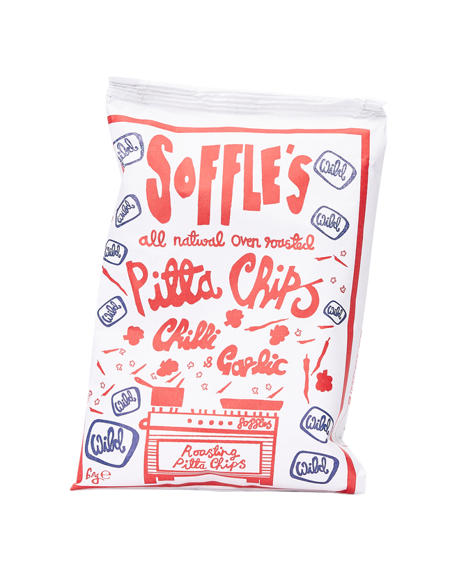 Chilli and Garlic WILD Pitta Chips - 60g