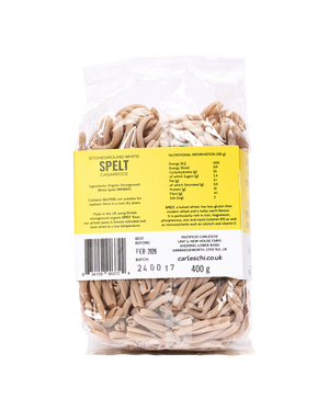 Organic White Spelt Casarecce Pasta