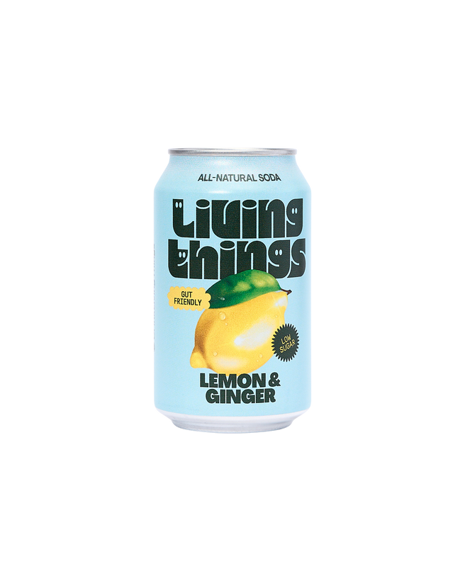 Lemon & Ginger Prebiotic Soda