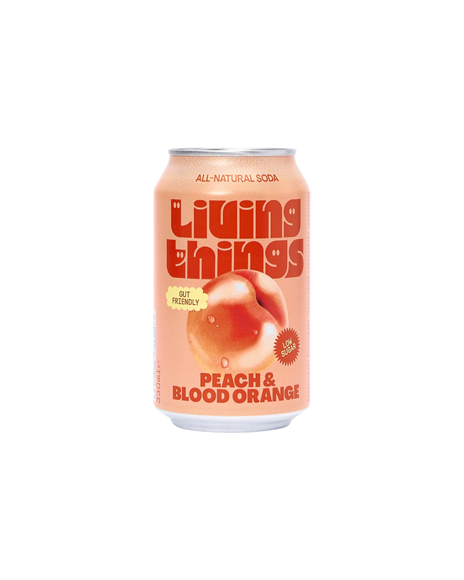 Peach & Blood Orange Prebiotic Soda