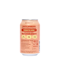 Peach & Blood Orange Prebiotic Soda