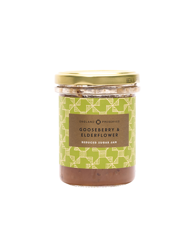 Gooseberry & Elderflower Low-Sugar Jam