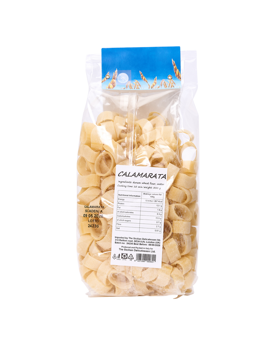 The Sicilian Calamarata Pasta