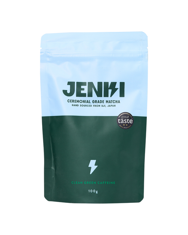 JENKI 100g Ceremonial Grade Matcha Pouch