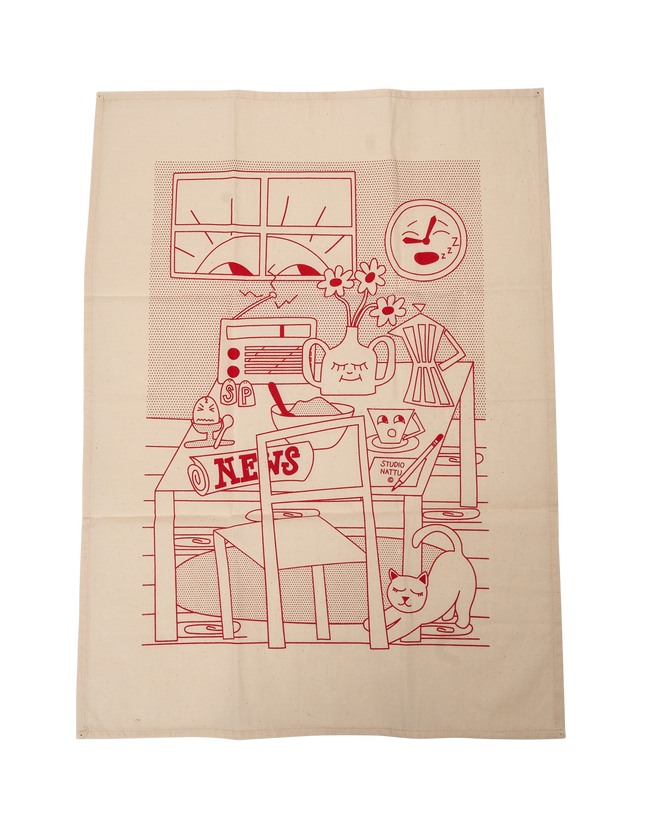 Tea Towel (Red)