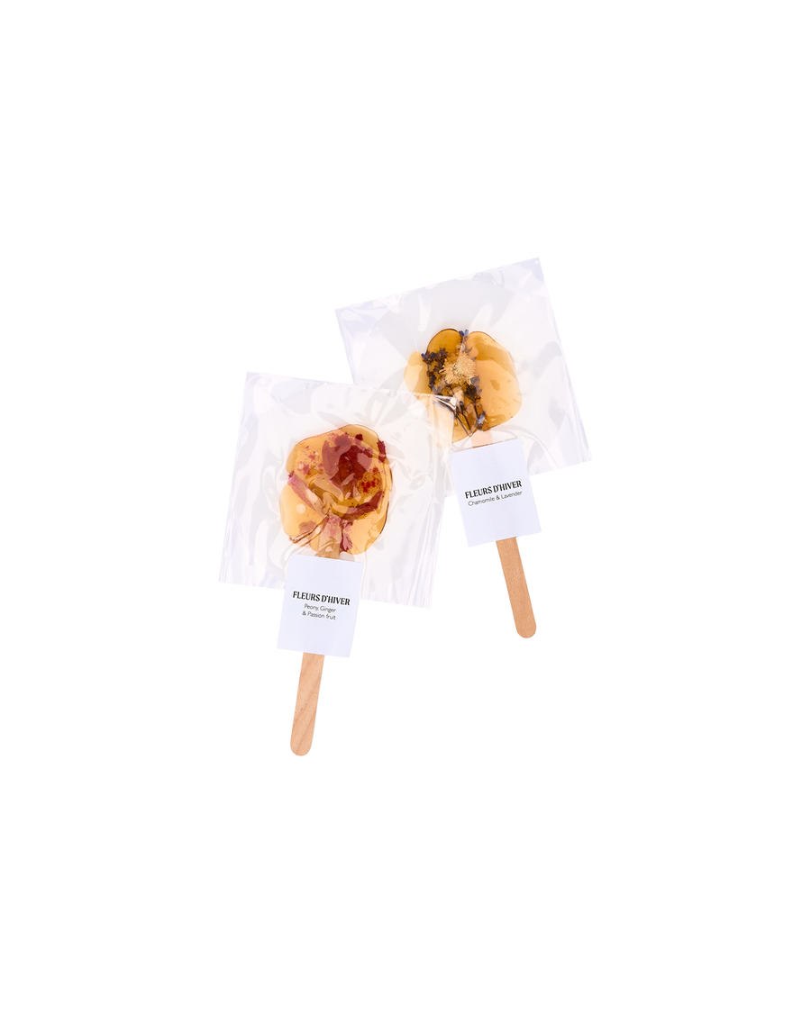 Herbal Tea Lollies, Bundle of 2 - Chamomile and Peony