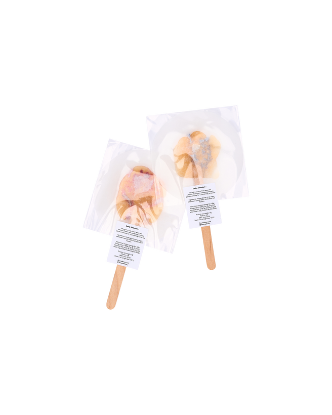 Herbal Tea Lollies, Bundle of 2 - Chamomile and Peony