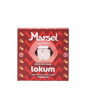 Hazelnut & Caramel Lokum Turkish Delights