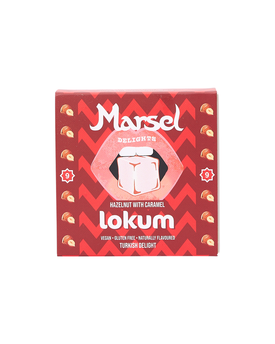 Hazelnut & Caramel Lokum Turkish Delights