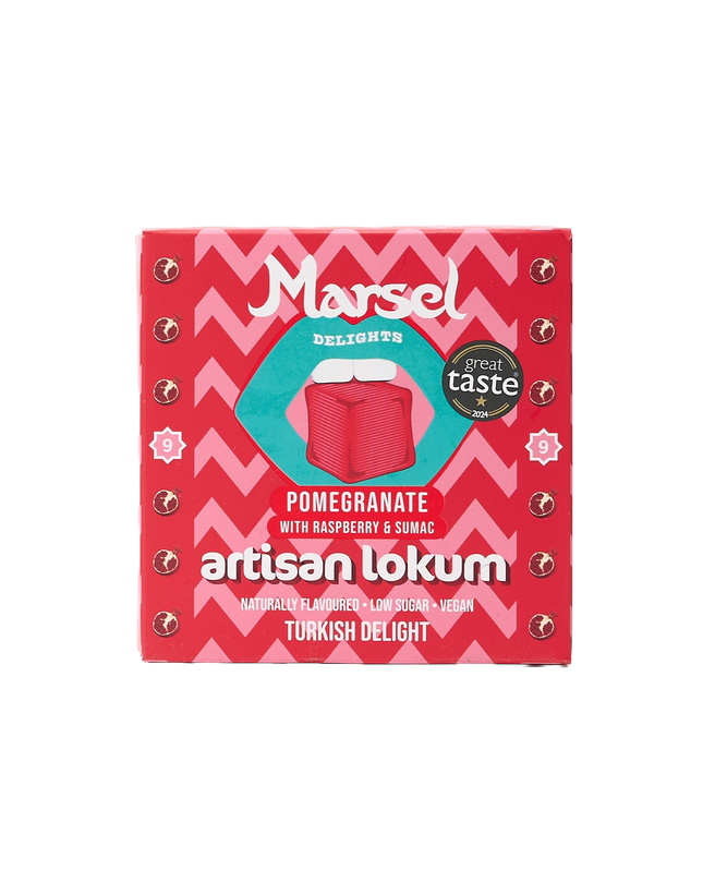 Pomegranate, Raspberry & Sumac Lokum Turkish Delights