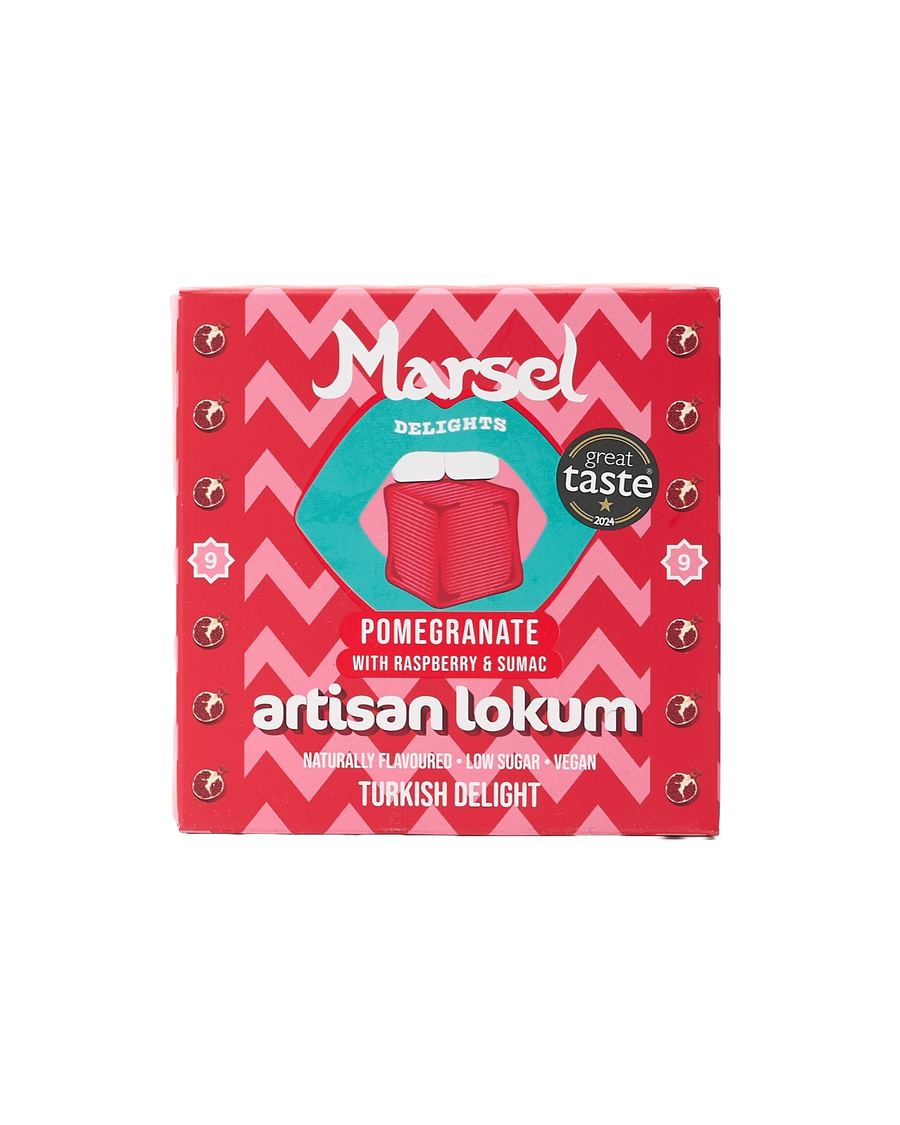 Pomegranate, Raspberry & Sumac Lokum Turkish Delights