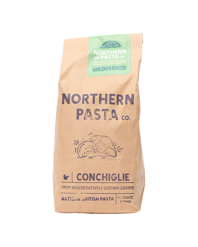 Wildfarmed Grain x Northern Pasta Co. Conchiglie Pasta