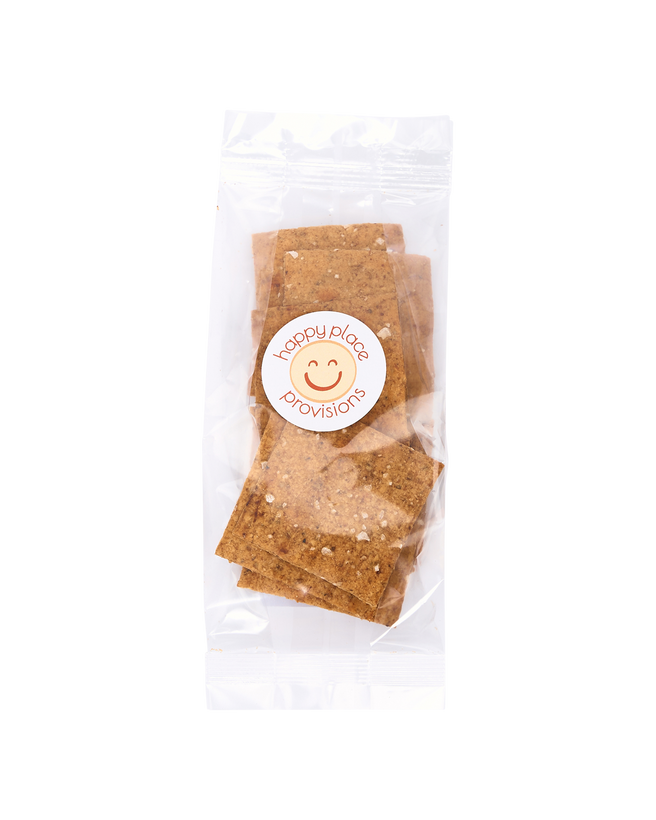 Hot Chilli & Sweet Fennel Handmade Sourdough Crackers Snacking Pack