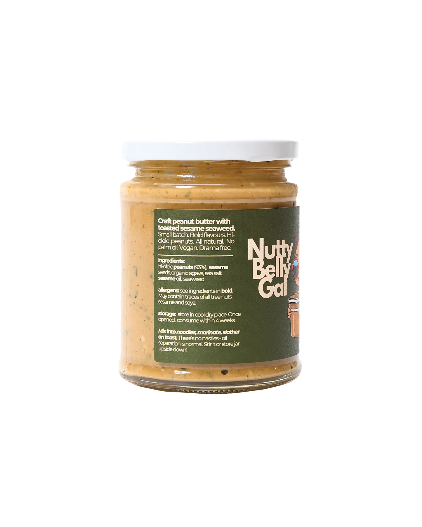 Tokyo Nights: Sesame + Seaweed Peanut Butter