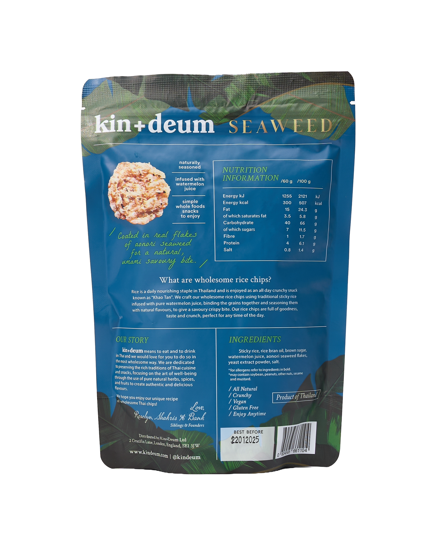 Thai Seaweed Rice Chips