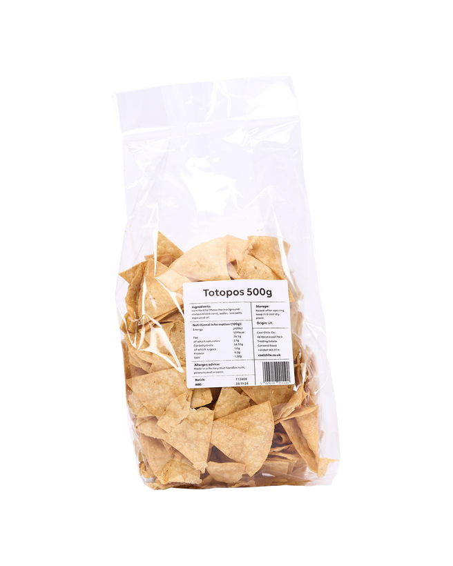 Corn Totopos (Tortilla Chips)