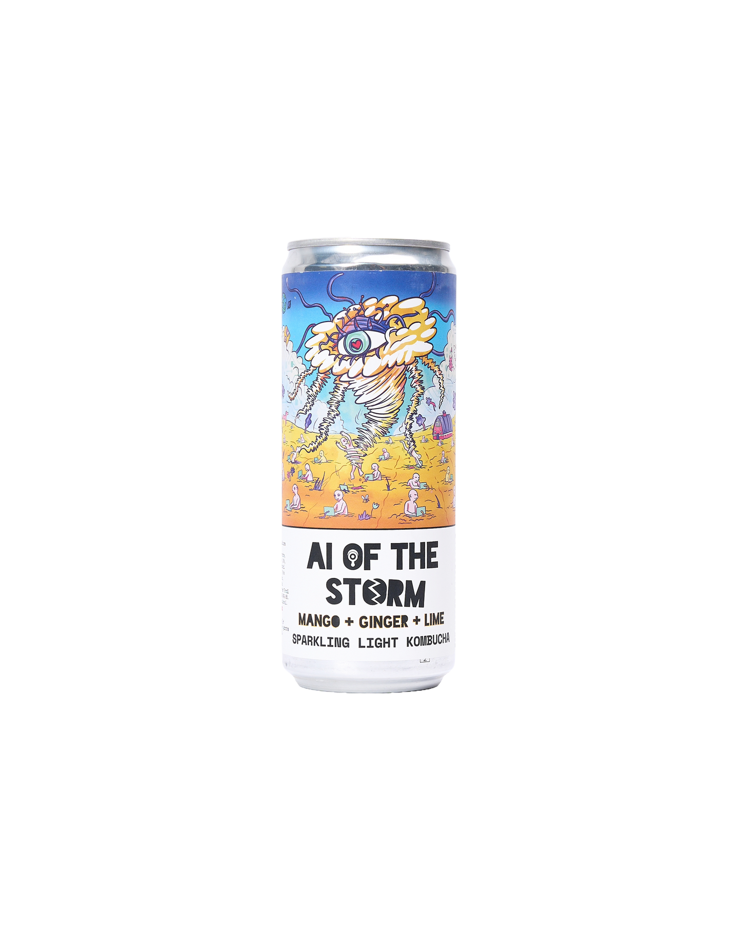 AI Of The Storm: Organic Mango, Ginger & Lime Kombucha Soda