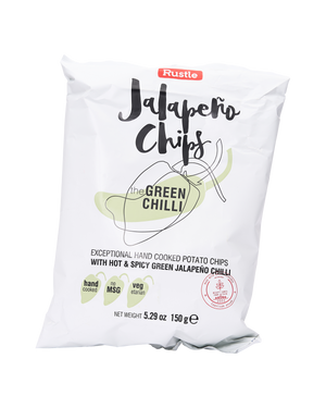 Hand-Cooked Spicy Green Jalapeño Crisps (Sharing Bag)