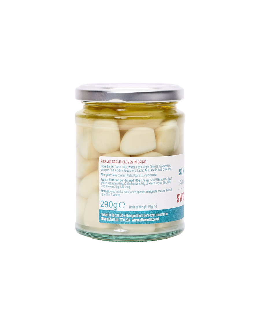 Sweet-Pickled Garlic Cloves