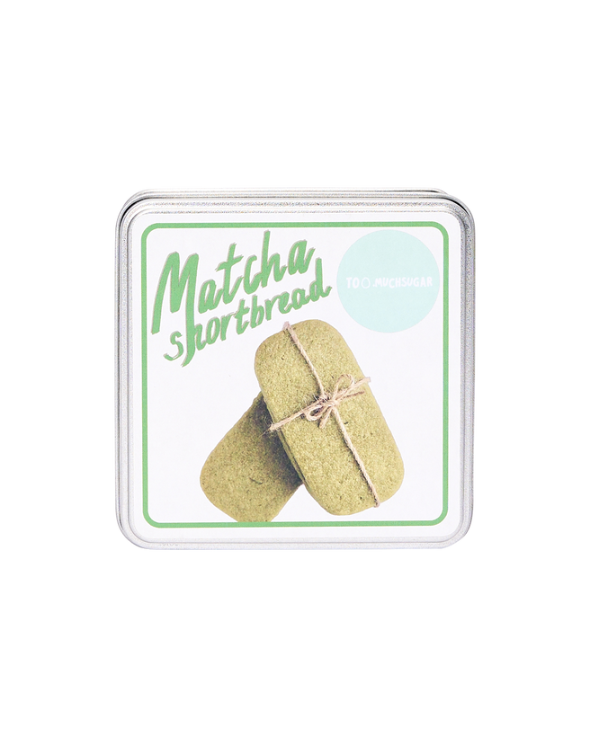 Japanese Matcha Shortbread Biscuit Tin