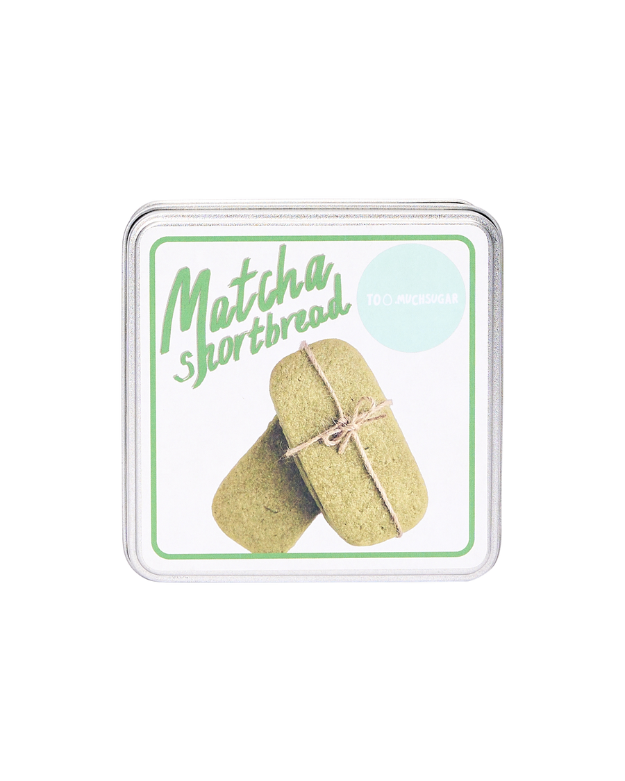 Japanese Matcha Shortbread Biscuit Tin