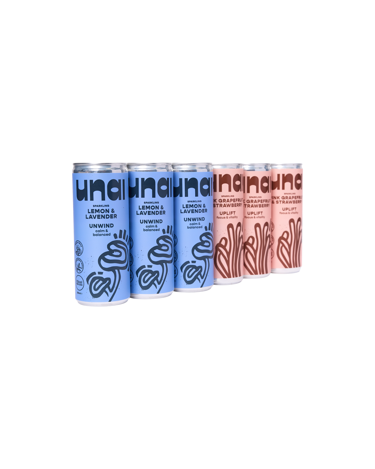 Adaptogenic Soda Bundle: Grapefruit-Strawberry & Lemon-Lavender