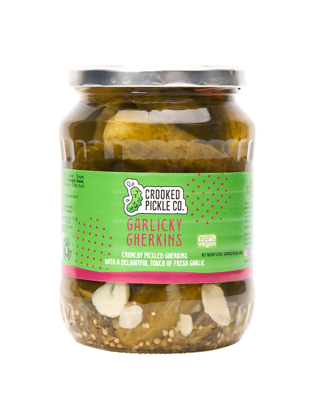 Garlicky Gherkins