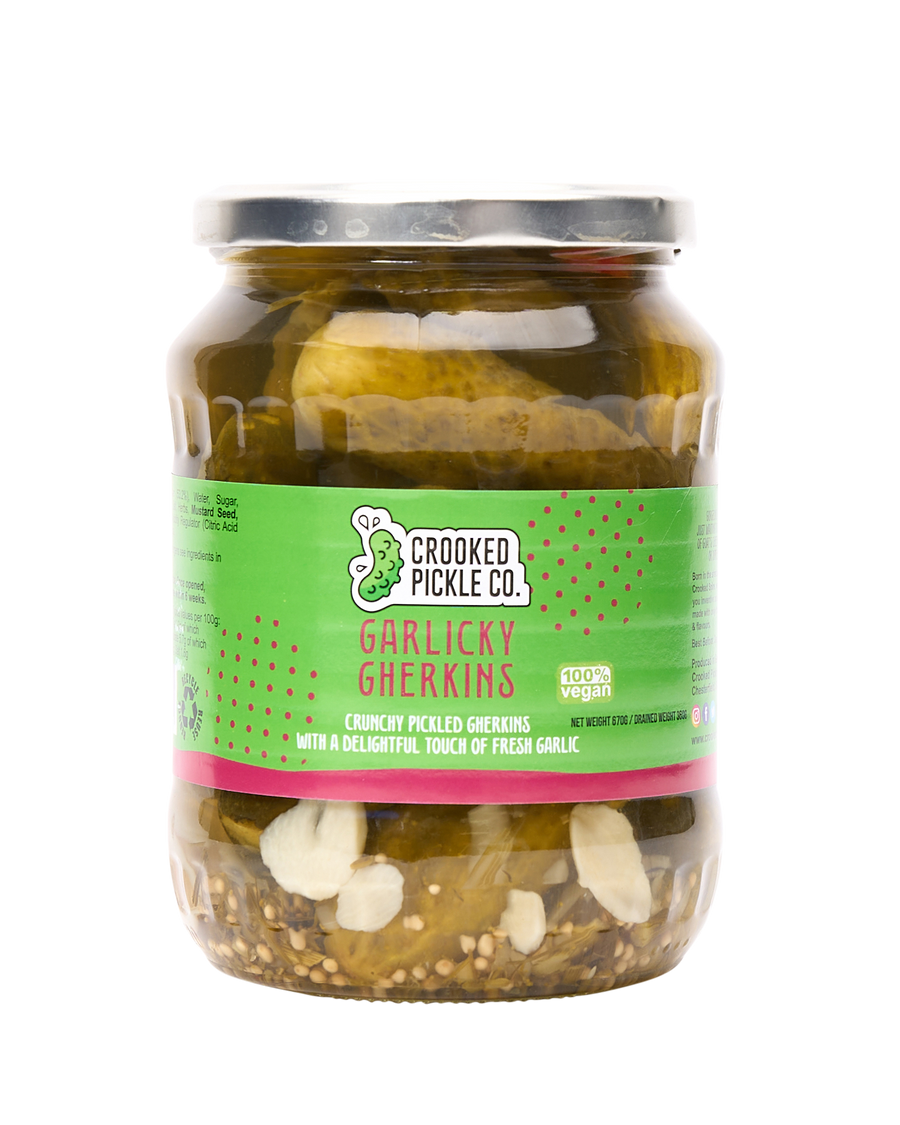 Garlicky Gherkins