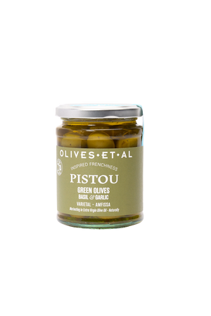 Pistou Basil & Garlic Green Olives